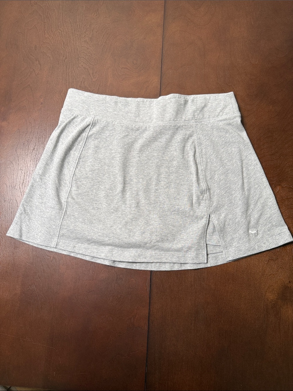87% Cotton Heather Gray PINK Victoria's Secret Active Skort - Medium